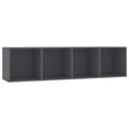 thumbnail image 6 of vidaXL Book Cabinet/TV Cabinet Gray 56.3"x11.8"x14.2", 6 of 12