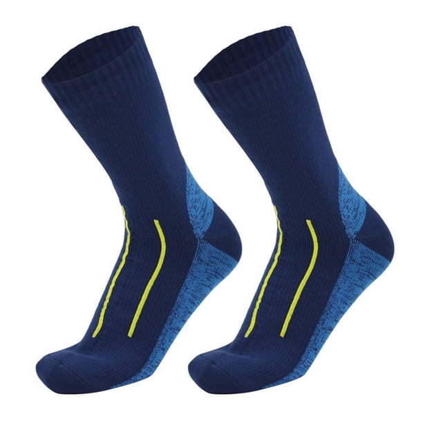 Calcetines impermeables para exteriores, absorbentes de sudor, transpirables, para deportes de invierno, montañismo, esquí, calcetines impermeables gruesos y cálidos de doble capa para