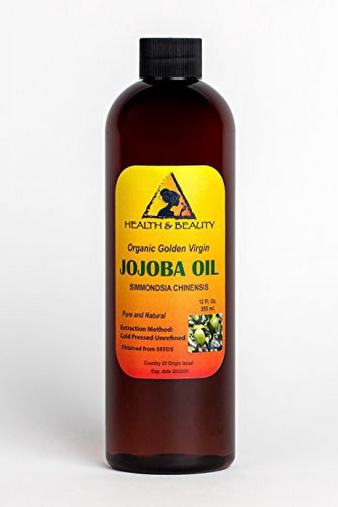 Jojoba Oil Golden Organic Carrier Unrefined Raw Virgin Cold Pressed Pure 36 oz