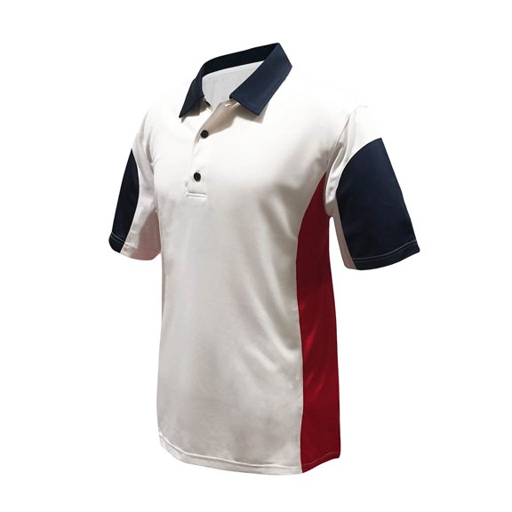 Monterey Club Men's Americana Colorblock Golf Polo Shirt #1196