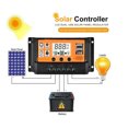 thumbnail image 2 of Injueey Regulador de panel solar 12V-24V Reguladores de ajustables Controlador de carga Herramientas de equipo eléctrico para Accesorios para electrodomésticos, 2 of 6