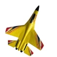 thumbnail image 3 of RC Avión de ala fija Avión Juguetes voladores al aire libre Avión de control de radio Planeador Avión RC para adultos Principiantes Regalos de , AMARILLO, 3 of 6