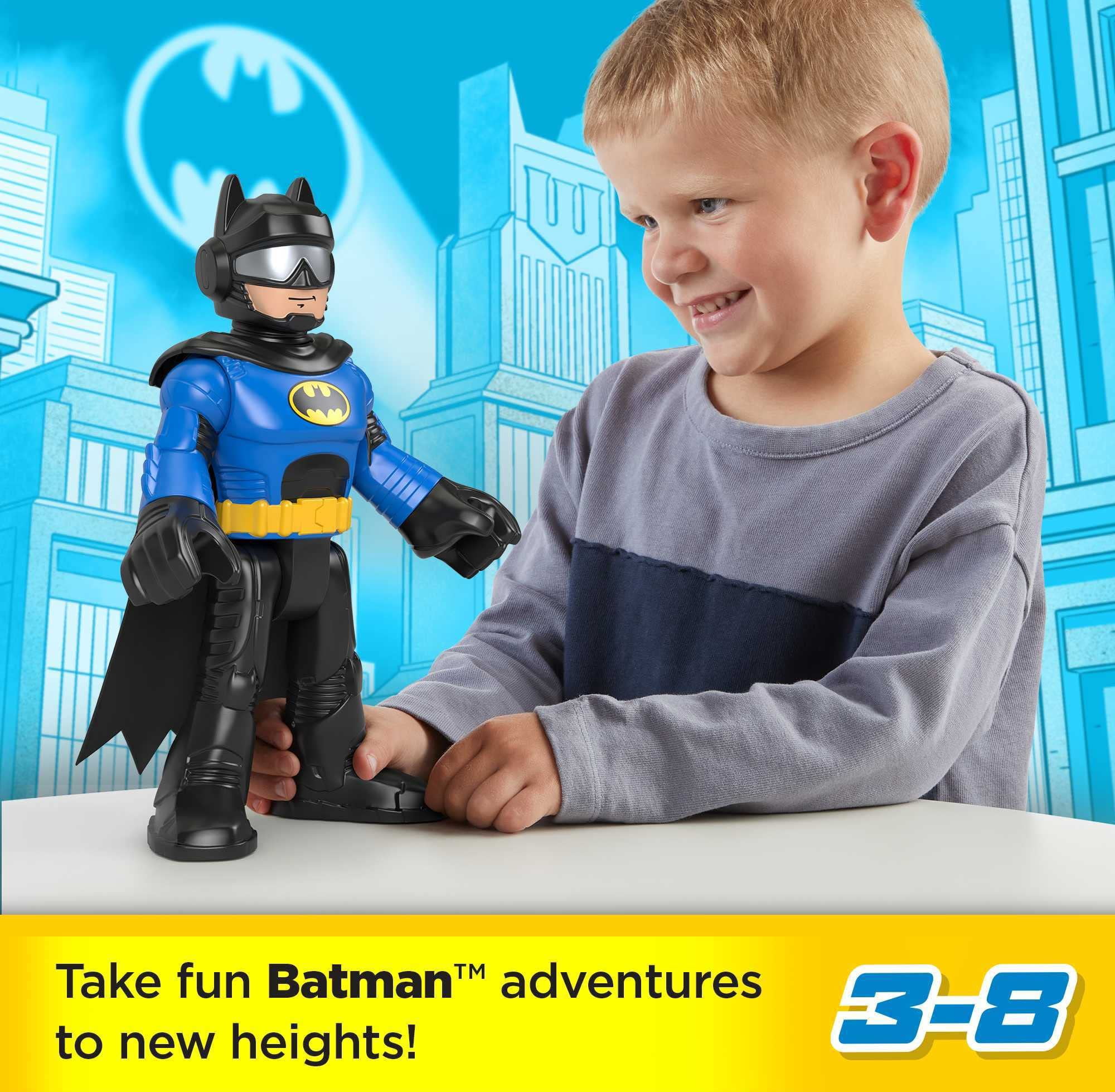 Fisher-Price Imaginext DC Super Friends Batman & Batcycle Toy Set 2 thumbnail image
