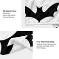thumbnail image 6 of Halloween Bat Throw Blanket Super Soft Warm Bed Blankets for Couch Bedroom Sofa Office Car, All Season Cozy Flannel Fuzzy Blanket for Girls Boys Adults, 50"X40", 6 of 8