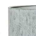 thumbnail image 3 of 2-Piece Modern Metal Planter Pot With 4-Leg Black Metal Base - Gray - 14.75"H x 11.75"W / 12"H x 9.5"W, 3 of 4
