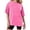 Hot Pink, variant on T Shirt Women Plus Size Short Sleeve T Shirt Relaxed Fit Tie Dye Snowflake Print Casual Top Womens Shirt Pink 5Xl