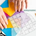thumbnail image 6 of Curved Corner Cutter Quilt Ruler, Sewing Patchwork Ruler Template Tool,, 6 of 10