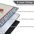thumbnail image 4 of 80”x 80”Extra Large Pioneer Picnic Blankets Waterproof Foldable Beach Blanket Sandproof,3-Layer Thicking Outdoor Packable Blanket for Camping, Park, Beach, Grass, Indoors, 4 of 6