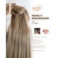 thumbnail image 4 of Sunny Hair Tape in Hair Extensions Human Hair Black 22 Inch Hair Extensions Real Human Hair Tape in Extensions Invisible Tape in Human Hair Extensions Seamless Hair Exte, 4 of 9