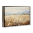 thumbnail image 4 of Stupell Industries Wheat Field Landscape Landscape & Nature Painting Brown Floater Framed Canvas Art Print Wall Art, 31 x 21, 4 of 10