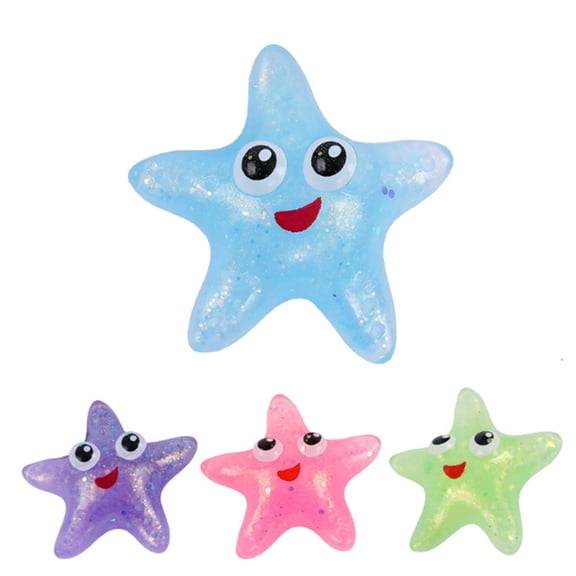Clearance! Squishy Starfish Stress Relief Toy - Slow Rising Squishy Stress Ball for Anxiety Relief, Soft Squishy Sensory Toy Office Desk