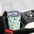 thumbnail image 6 of Christmas Tree Skinny Tumbler with Lid and Straw, 20 oz Merry Christmas Snowman Coffee Mug Cup,Christmas Holiday Gifts, 6 of 6