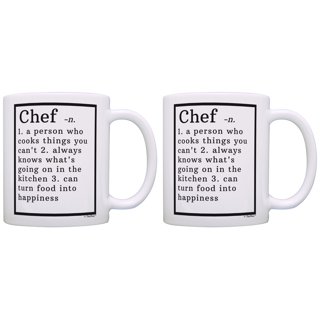 Chef Gifts Chef Definition Gifts for Chefs Culinary School Gift 11oz Coffee  Mug Tea Cup White