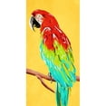 thumbnail image 3 of OnRei 14x24 Black Modern Framed Museum Art Print Titled - Fun Parrot 2, 3 of 5