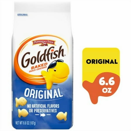 Goldfish Original Crackers 6.6 oz - Pack of 2
