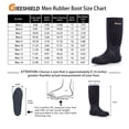 thumbnail image 4 of GIEESHIELD Rubber Boots for Men And Women,Waterproof Insulated Hunting & Work Boots with Steel Shank, Durable Anti-Slip Outdoor Boots for Farming, Gardening, Fishing, Mud Working(Black, Next G2 Camo), 4 of 7