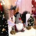 thumbnail image 4 of Enano navideño de peluche, muñeco navideño de peluche, estatua escandinava de San Nicolás sentado, decoración navideña., 4 of 5