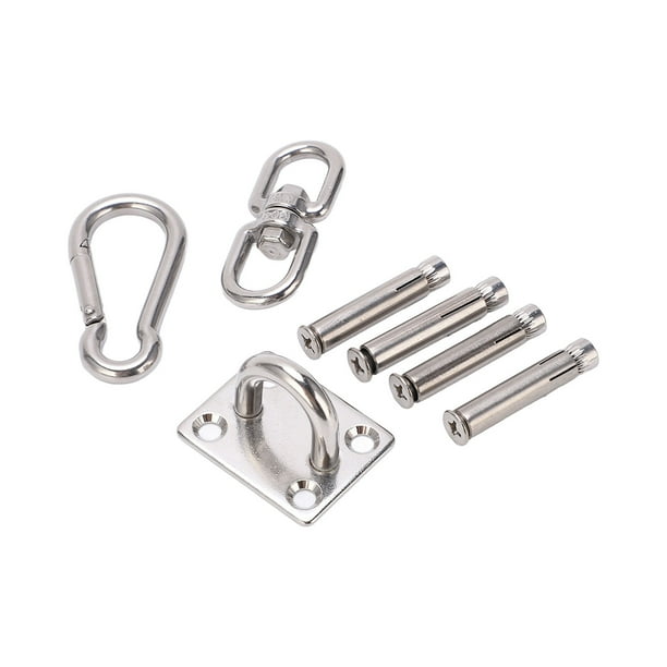 Ganchos para hamaca kit para colgar hamacas RotateHamaca de 551 libras de capacidad colgador de hamaca resistente colgador de gancho de suspensión juego de accesorios para ANGGREK Otros