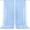 Blue, variant on 10x10ft White Chiffon Sheer Backdrop Curtains (2 Panels 5x10ft Each) -Wrinkle-Free Drapes for Wedding, Birthday Party & Photography Stage Decor