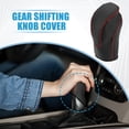 thumbnail image 2 of Unique Bargains Couvercle de Levier de Vitesse Intérieur Garniture de Bouton de Changement de Vitesse pour Subaru Crosstrek 2018-2023 Points Noirs Rouges, 2 of 7