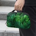 thumbnail image 2 of Palm Leaves Waterproof Oxford Cloth Charger Pouch Storage Box PC Case Cable Box Organizer Kitchen Cord Organizer 5.9x9.44x3.14 in, 2 of 6