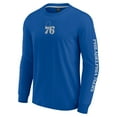 thumbnail image 2 of Men's Fanatics Royal Philadelphia 76ers Elements Strive Long Sleeve T-Shirt, 2 of 3