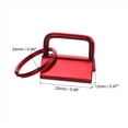 thumbnail image 3 of 20 llaveros con anillas para correas de bolsos, color rojo., 3 of 5