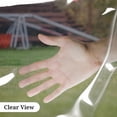 thumbnail image 3 of Covers & All Clear Vinyl Tarps with Grommet, (14' H x 14' W, Clear) 18 oz, 560 GSM 20 mil Waterproof & Tear Resistant Vinyl Coated PVC Material Tarpaulin, Perfect for Indoor & Outdoor Use, 3 of 4