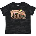 thumbnail image 3 of Inktastic Nevertheless, She Persisted Boys or Girls Toddler T-Shirt, 3 of 5