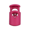 thumbnail image 3 of Cord Lock Clamp - (25 Pack, Hot Pink) - Heavy-Duty Industrial Plastic Single Hole Cord Toggle End, 3 of 4