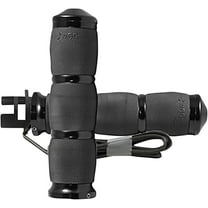 Avon Air Cushion Black Anodized Heated 1" Grips (MT-IN-AIR-90A-H)