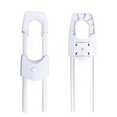 thumbnail image 1 of Cerradura de seguridad de plástico ABS para protección del hogar de niños en forma de U, ajustable, multifunción, para armario de bebé, color blanco, 1 of 5