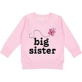 thumbnail image 2 of Inktastic Big Sister Butterfly Announcement Toddler Sweatshirt, 2 of 4