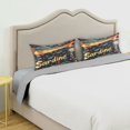 thumbnail image 3 of Yayeee Pillowcase Standard Size Set of 2 Satin Wrinkle Resistant Pillow Case, Black Sardines Pattern, 3 of 7