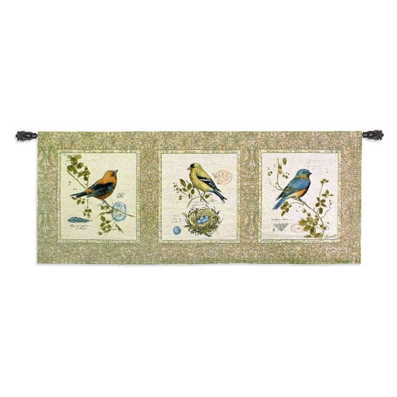 Fine Art Tapestries Songbirds Wall Tapestry