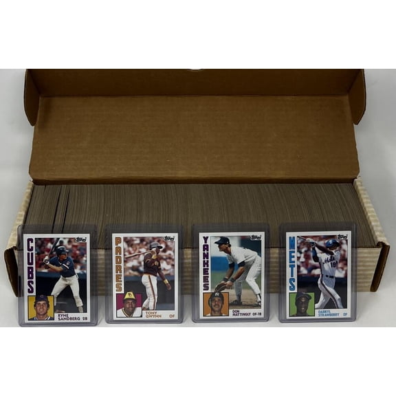 1984 Topps Baseball Hand Collated Complete Set 1-792