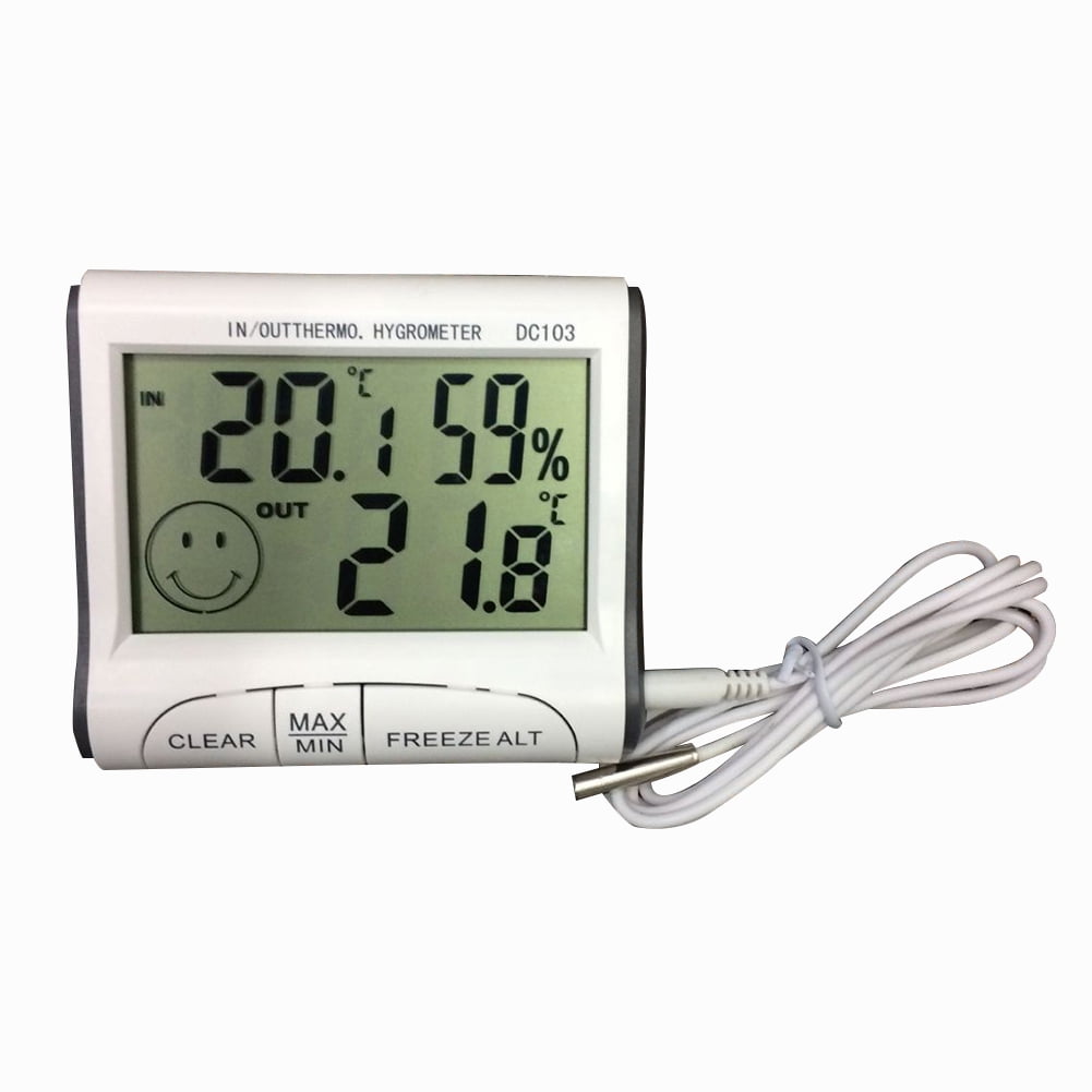 Thermometers & Meteorological Instruments 1X DC103 Digital LCD Indoor