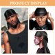 thumbnail image 3 of unbranded 2Ud Durag Con Ancha Negro Turbante Para Fiesta Y Accesorio, 3 of 8