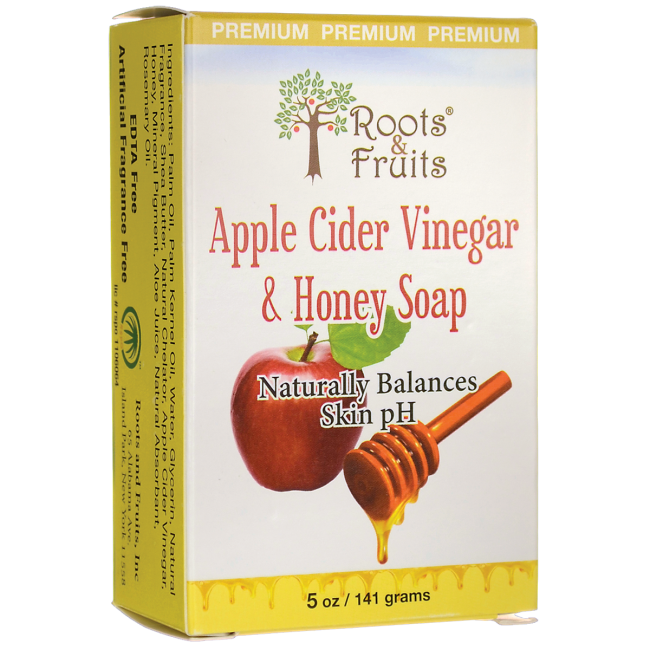 Roots & Fruits Apple Cider Vinegar and Honey Soap 5 oz Bar(S)