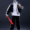 thumbnail image 3 of Figura de acción masculina de 6 pulgadas, abrigo, pantalones, cuerpo de figura de acción, Cosplay, tela suave para hombre perfke Chaqueta de muñeca, 3 of 9