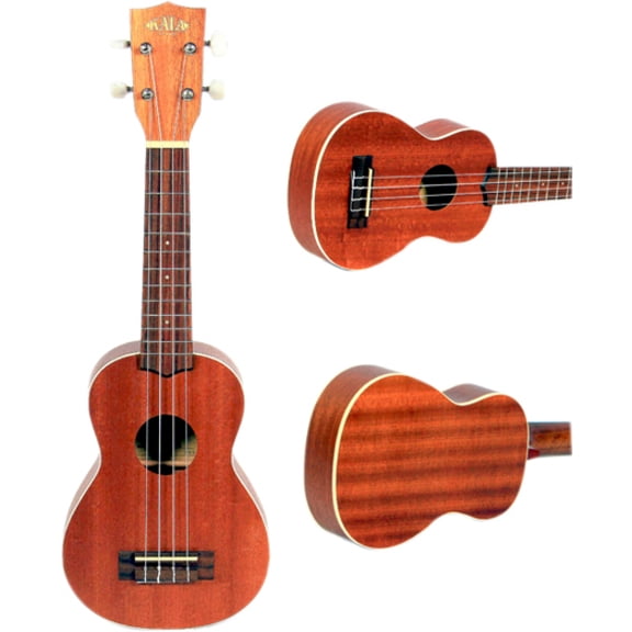 KALA Mahogany Soprano Uke Bundle
