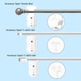 thumbnail image 2 of 1 Pce Moteur de Rideau Intelligent Tuya BT Commutateur de Commande Vocale Robot de Rideau Électrique Contrôle par Application Minuterie Configuration Compatible avec Alexa Google Home pour Tringle Romaine, 2 of 8