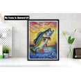 thumbnail image 2 of 5D DIY Diamond Painting Set "Fish" Round Diamond Art Crafts for Adults, Suitable for Wall Decoration, Bedroom and Home Decoration, 2 of 7