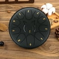 thumbnail image 4 of Hand Drum under $5! CQCYD Hand Drum 6 Inch 11 Tone, Steel Tongue Drum for Beginners, Meditation Healing Instrument, Portable Hand Pan Drum for Adults Kids, 4 of 4