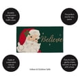 thumbnail image 4 of Evergreen Santa Believe Indoor Outdoor Natural Coir Doormat 1'4"x2'4" Green, 4 of 4