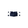 thumbnail image 2 of Meridian Furniture Serene Navy Durable Linen Fabric Deluxe Corner Chair, 2 of 5