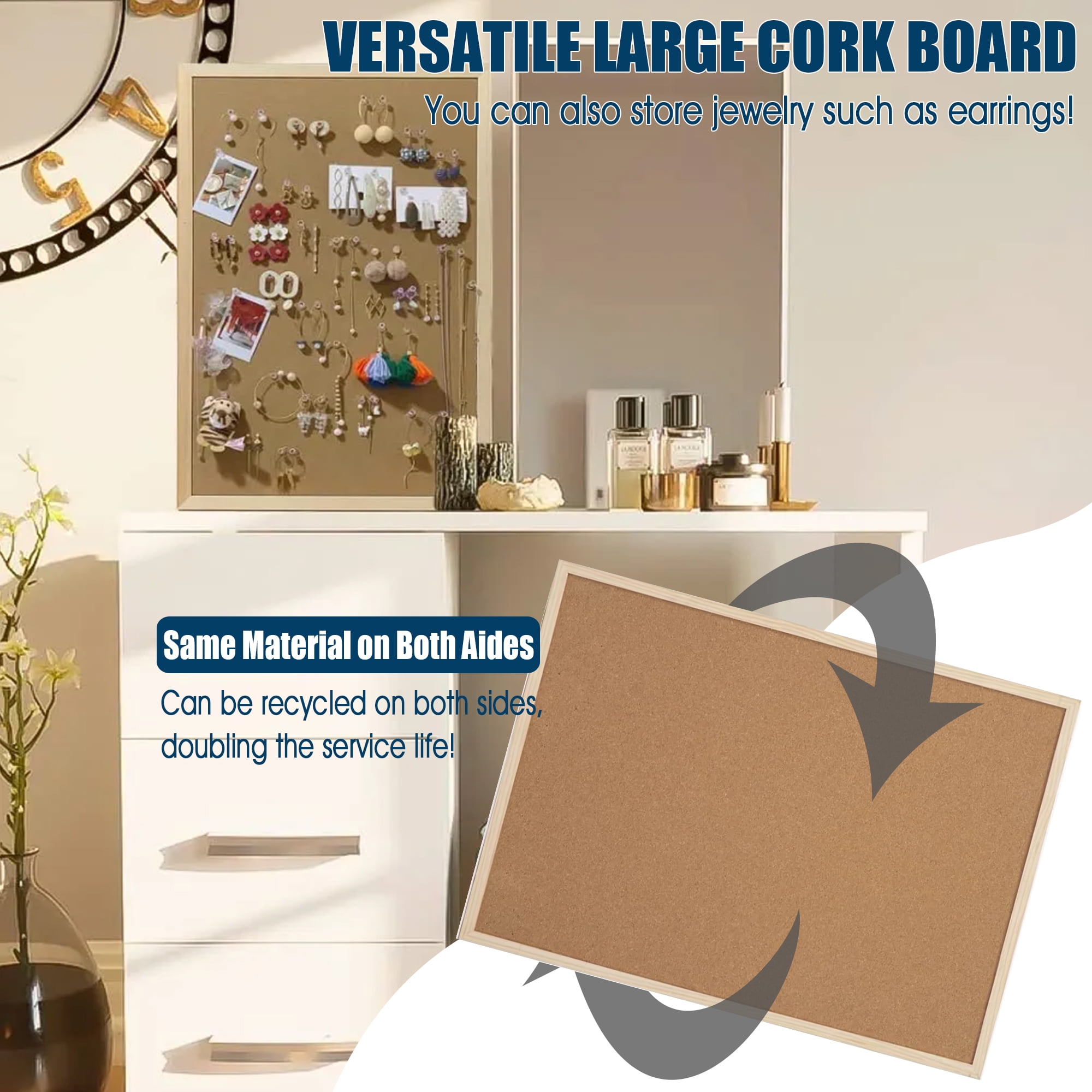 Large cork sale board