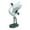 18cm, variant on Outdoor Garden Statue Miniature Sculptures Crane Novelty Standing Bird Statues Decoy for Tabletop Lawn Home Swimming Pool Decoration 11cm