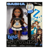 Bratz Stylin' Sasha Fashion Doll with Customizable T-Shirt for You and Accessories