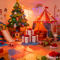thumbnail image 6 of 3Pack Plush Christmas Lighted Gift Boxes,Different Sizes Light Up Snowflake Present Box Ornament with Bowknot,8 Models Pre lit Presents Christmas Boxes for Indoor Outdoor Holiday Xmas Decorations, 6 of 6